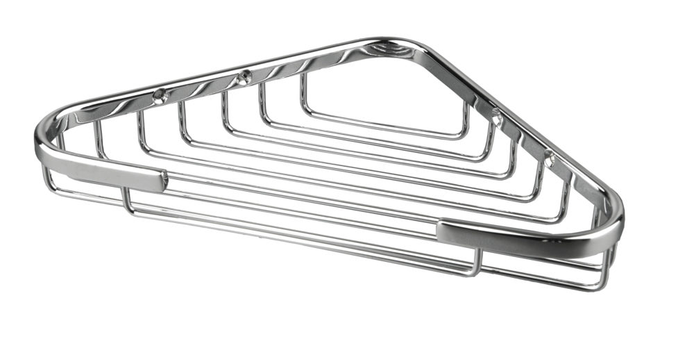 [8991445] Jabonera Rejilla Esquina Acero Inox Brillo