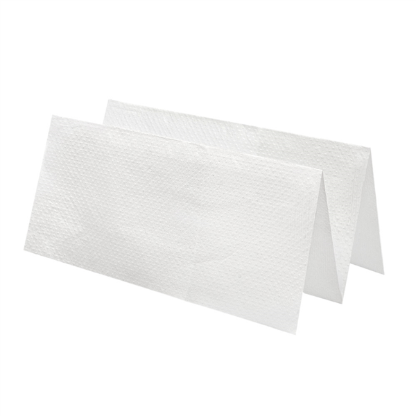 [163.32] TOALLAS SECAMANOS 2 CAPAS ZIGZAG 37 G/M2 21x22,5 CM BLANCO TISSUE (4000 UNID.)