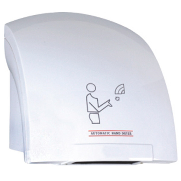 SECADOR DE MANOS ELÉCTRICO 45 L" 65ºC 24x25x23 CM BLANCO ABS (1 UNID.)