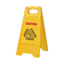Cartelera Angular "Suelo Mojado" 20X3X62 Cm Amarillo Hdpe (1 Unid.)
