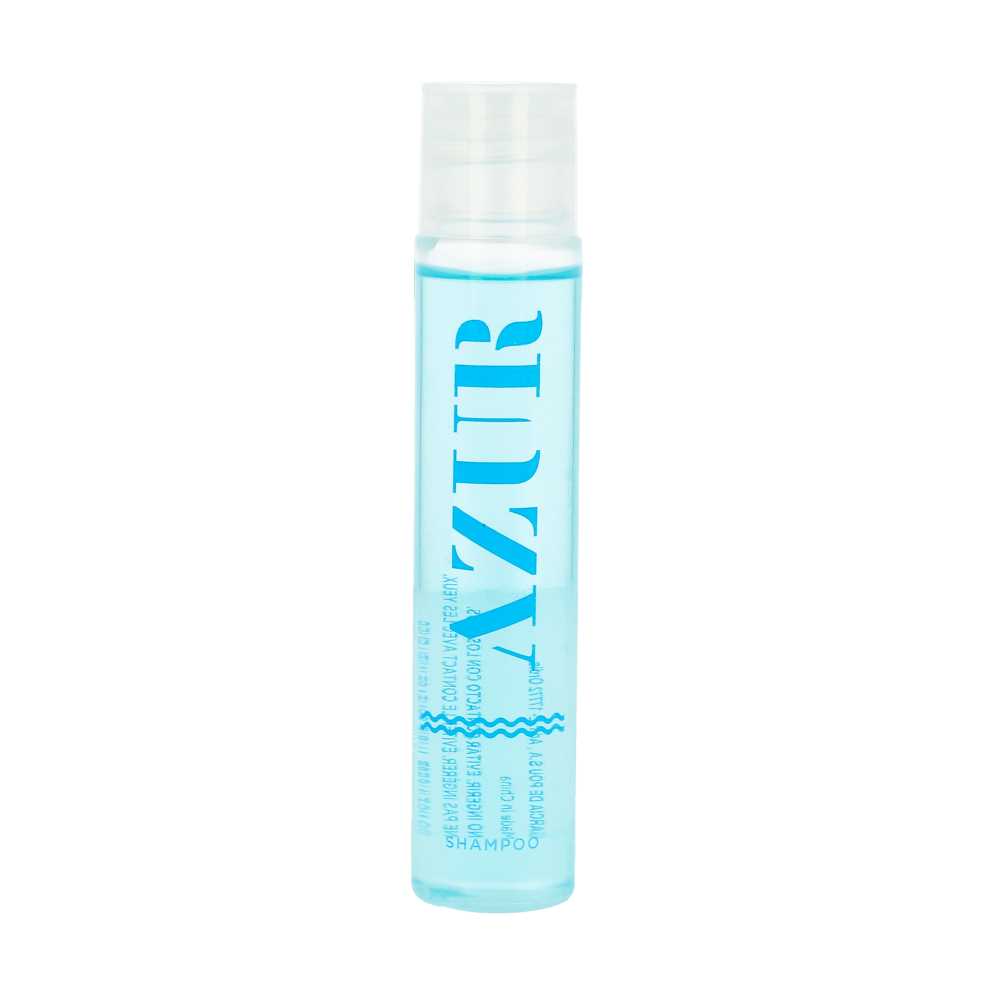 [218.76] FRASCOS CHAMPÚ 'AZUR' 40 ML 11,8 CM TRANSPARENTE PLÁSTICO (300 UNID.)