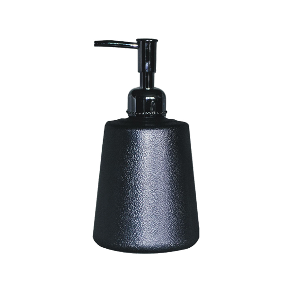 [219.64] DISPENSADOR DE JABÓN 500 ML 9,5x18 CM NEGRO ABS (1 UNID.)
