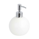 Dispensador De Jabón 500 Ml 10X16 Cm Blanco Abs (1 Unid.)