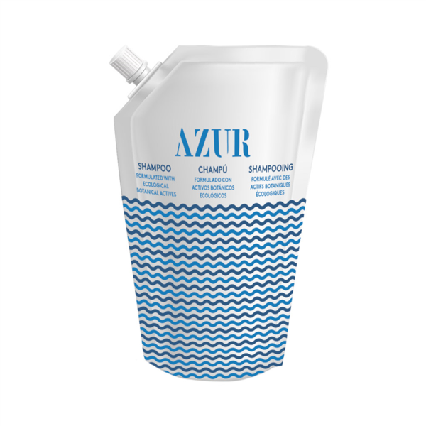 RECARGA DE CHAMPÚ 'AZUR' 1 L (10 UNID.)