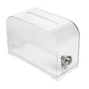 CAJA DE LLAVES CON CERRADURA 18x8x12 CM TRANSPARENTE PS (1 UNID.)