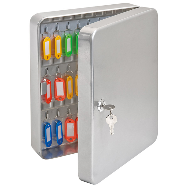 [197.19] ARMARIO 45 LLAVES 30x24x8 CM GRIS METAL (1 UNID.)