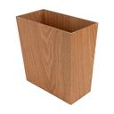 PAPELERA HABITACIÓN 29,5x15x30 CM NATURAL MADERA (1 UNID.)