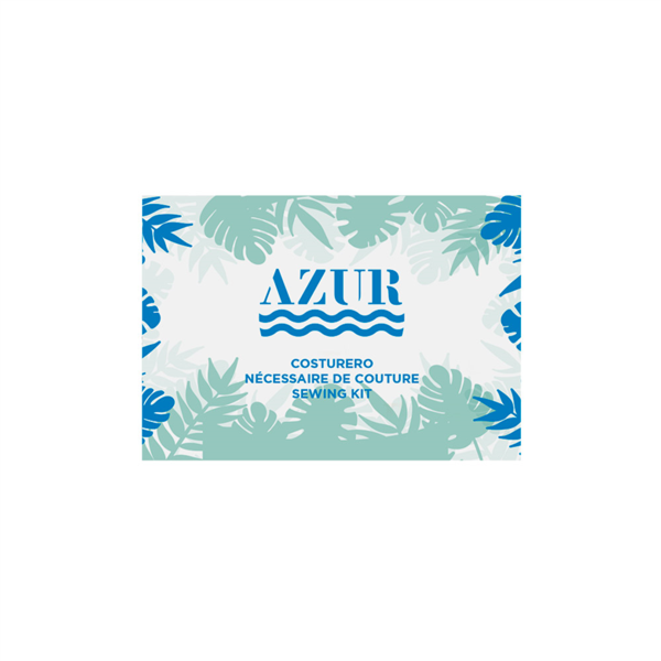 Costurero Enfundado Blanco 'Azur' 6X10,5 Cm (250 Unid.)