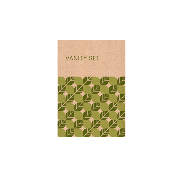 Vanity Set Enfundado Kraft 'Natural' 6X10,5 Cm (250 Unid.)