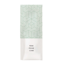 PEINES ENFUNDADOS BLANCO 'THERAPY' 12,5x2,8 CM BEIGE PP (250 UNID.)