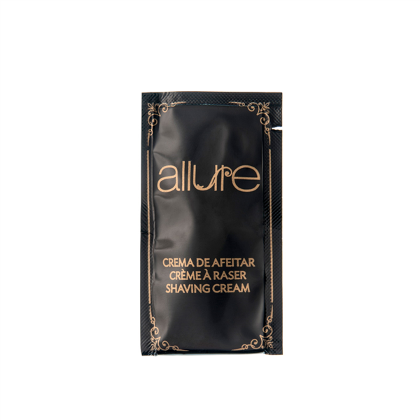 Sobrecitos Crema De Afeitar 'Allure' 5 Ml 8X4,5 Cm Negro Pet (2000 Unid.)