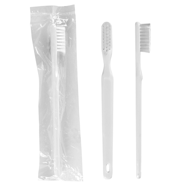 CEPILLOS DENTALES ENFUNDADOS 18,5 CM TRANSPARENTE PS (100 UNID.)