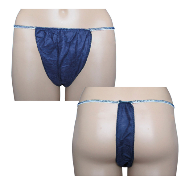 Tangas Mujer Azul Spunbond (100 Unid.)
