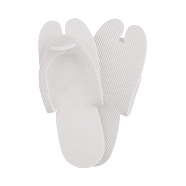 ZAPATILLAS 'EVA' 28,5x11 CM BLANCO PLÁSTICO (200 UNID.)