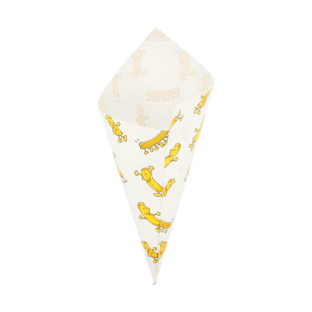 [229.96] PAPELINA PUNTA 'CHIPS' 100 G 70 G/M2 24x17 CM BLANCO PERG. ANTIGRASAS (2000 UNID.)