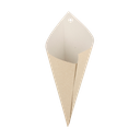 PAPELINAS PUNTA - BICLASES 100 G 150 G/M2 24x17 CM BLANCO/CRUDO PAPEL BICLASE (2000 UNID.)