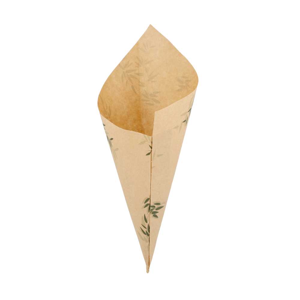 [143.42] PAPELINAS PUNTA 'FEEL GREEN' 100 G 70 G/M2 24x17 CM NATURAL PERG. ANTIGRASAS (2000 UNID.)