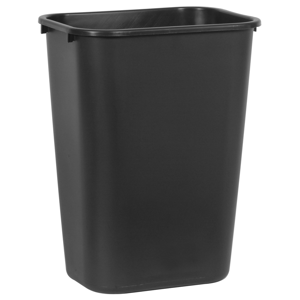 [FG295700BLA]  Papelera rectangular 39L negra Rubbermaid