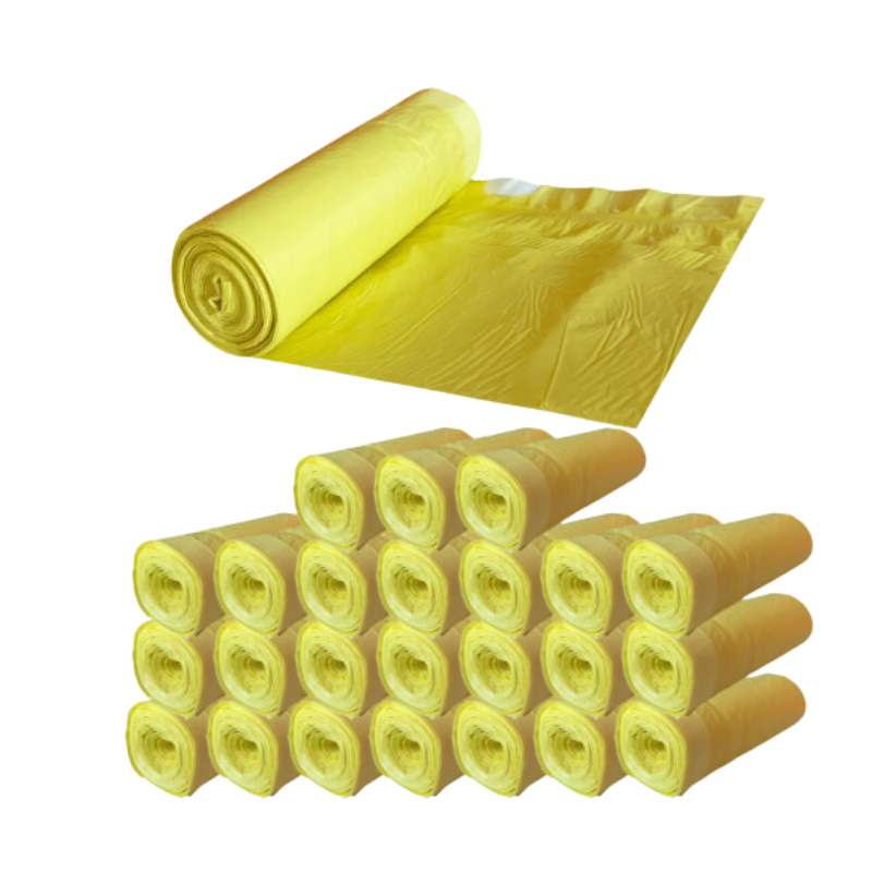 Bolsas y sacos GII 54x60 capacidad 30L galga 220 amarillo