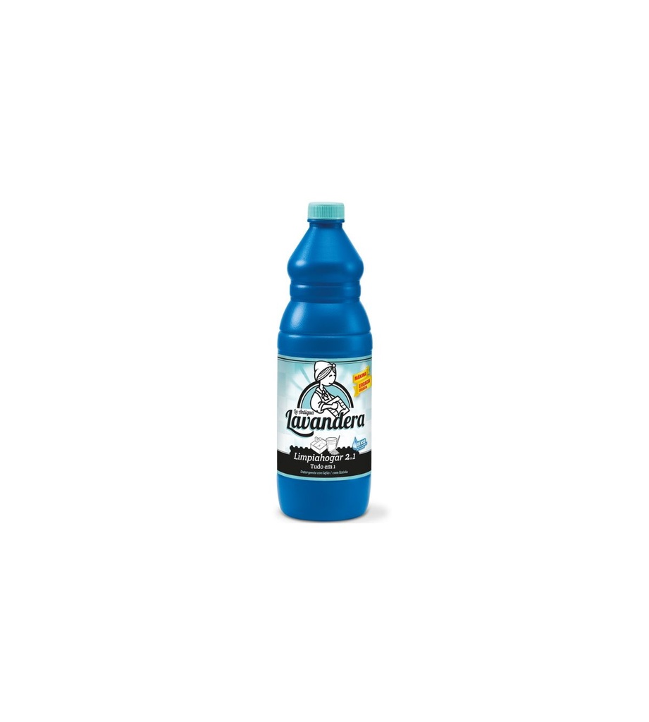 Lejia con Detergente Azul 1,5L.
