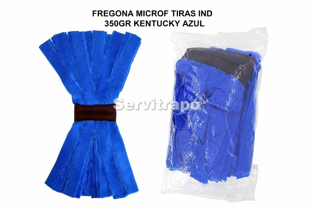 [SW713983] Fregona Microfibra Tiras Industrial Kentucky Azul 350gr