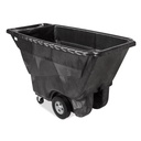 Carro basculante de espuma estructural, uso estándar, 382,3 l, negro