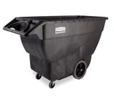 Carro basculante de espuma estructural, utilitario, 573,4 l, negro
