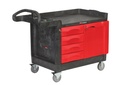 Carro TRADEMASTER® con Cuatro Cajones y Armario, Pequeño
