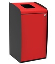 Cubo De Clasif. Selectiva Apertura Frontal Rojo