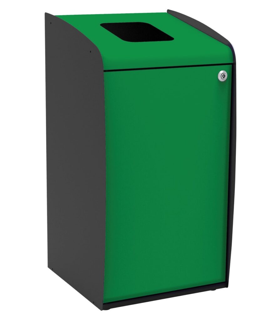 [8992299-GRN] Cubo De Clasif. Selectiva Apertura Frontal Verde