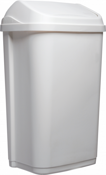 [8991085G] PAPELERA TAPA BASCULANTE GRIS 50 Litros