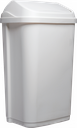 Papelera Tapa Basculante Gris 50 Litros