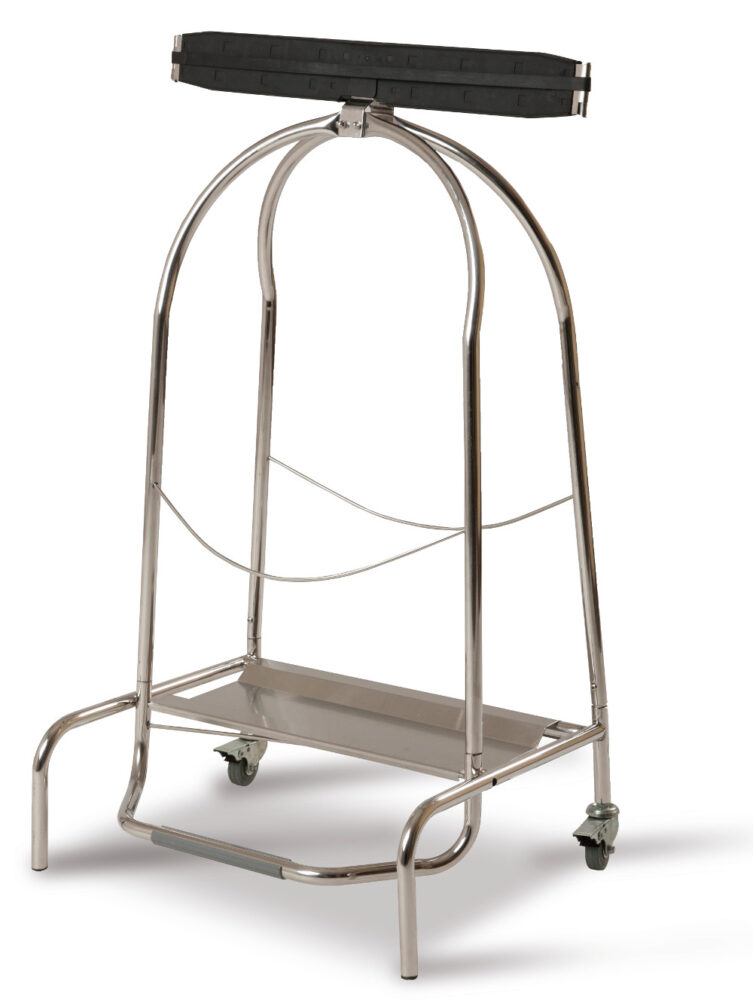 Portabolsas Con Pedal Fabricado En Acero Inoxidable 18/0
