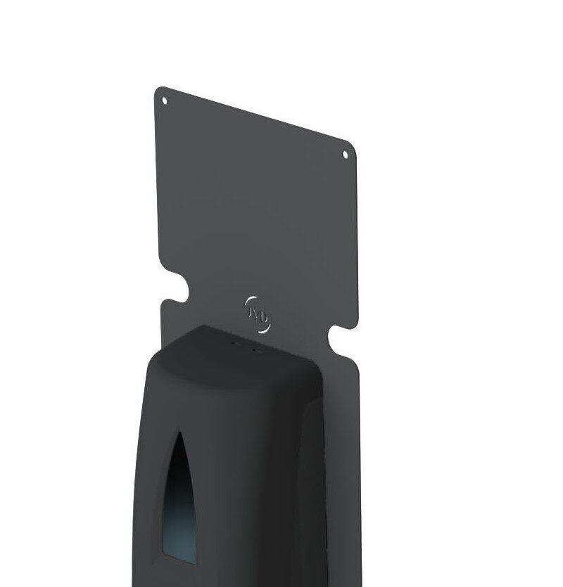 [8441765TO1] Totem Yaliss (Pie De Acero + Disp. Aut. Yaliss Gel Negro Mate