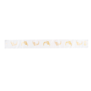 Bandas precinto wc 'touch of charm' 43x4,5 cm blanco ldpe (1000 unid.)