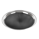Bandejas camarero ø 40 cm plateado inox (10 unid.)