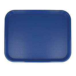 Bandeja fast food 35,5x45,3 cm azul pp (1 unid.)