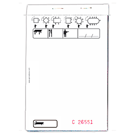 [177.91] Blocs comanda triplicado 50x3 hojas 10x15 cm blanco autocopiativo (100 unid.)