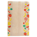 Bolsas planas para frutas 1,5 kg 32 g / m2 19+8x30 cm natural kraft (250 unid.)