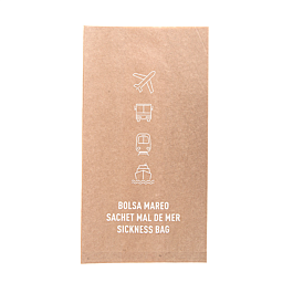 [274.28] Bolsas mareo 45 + 23pp g / m2 12+7x22,5 cm natural kraft (1000 unid.)