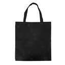 Bolsas reutilizables 38x42 cm negro algodón (25 unid.)
