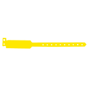 Brazaletes no transferibles 25 cm amarillo pvc (100 unid.)