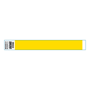 Brazaletes no transferibles adhesivos 2x25,5 cm amarillo papel (1000 unid.)