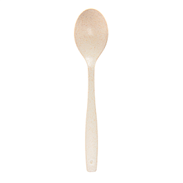 Cucharas 'premium' 17,3 cm marfil fibra de madera (80 unid.)