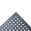 Estera antifatiga 'drainage' 152,4x91,4x1,2 cm negro goma (1 unid.)