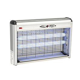 [462.30] Exterminador de insectos 240v. 2x15w 49x6,5x26,5 cm plateado abs (1 unid.)