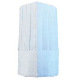 [155.20] Gorros ajustables clásicos 26 cm blanco airlaid (10 unid.)