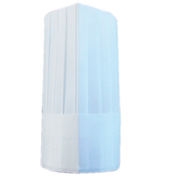 [155.24] Gorros ajustables clásicos 31 cm blanco airlaid (10 unid.)