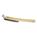 Cepillo con rascador 35,5x2,5x4,8 cm alambre (1 unid.)