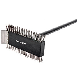 [224.34] Cepillo limpieza parrillas 76x21x12,5 cm negro acero (1 unid.)